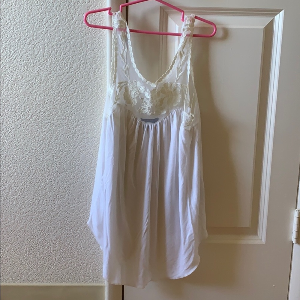 American eagle white tank top